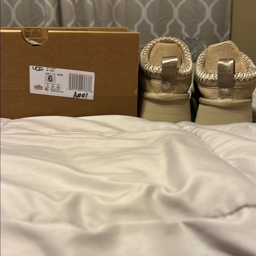 UGG Tan and Cream Boots